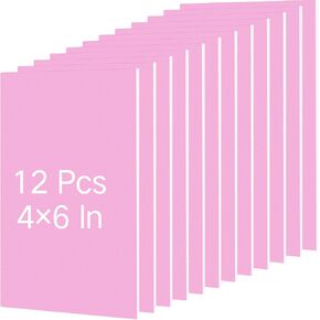 Frienda 12 PCS 4 × 6 بوصة كتل نحت PVC PVC للطباعة أسهل للنحت بشكل مثالي لصنع الطوابع التفصيلية لمشاريع DIY الحرفية ، ومستلزمات الطباعة