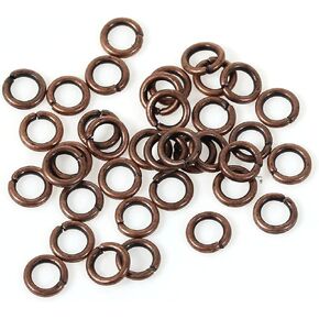 1000 Pieces - 5mm Jump Rings - Antique Copper - 18 Gauge (1mm Thickness)