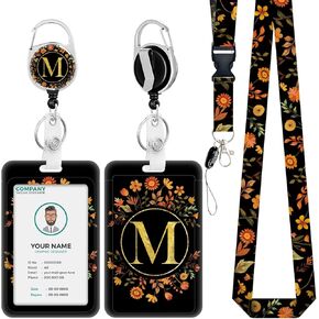 المعلم الحبل لشراء الهوية Ajustable ، لطيف Apple Badge Benly Duty Duty مع مقطع Carabiner ، حامل شارة الهوية المألوف مع الحبل المنفصل للنساء مكتب ممرضة الطبيب الطالبة الهدايا