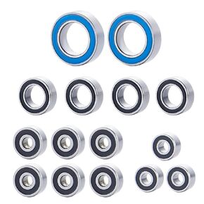 15pcs محور محور محور الصلب مجموعة محمل الكرة من أجل Kyosho Mini-Z MA020 1/28 Sport RC Car Pression