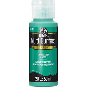 FolkArt Multi-Surface Satin Acrylic Paint, 2oz, Cottage White