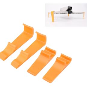4pc تمديد معدات الهبوط لـ DJI Flip ، ارتفاع 2.6 سم زيادة أرجل ترايبود مضادة لدعم القوس المضاد للرسوم الساق (برتقالي)