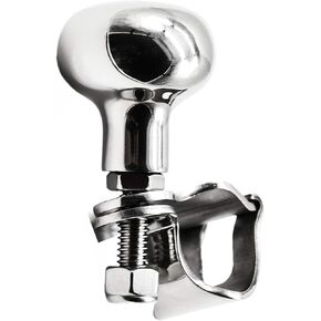 MARINE CITY 316 Grade Stainless Steel Strong Durable Gloss Polished Finish Sport Boat Knob Spinning Ball Bearing Knob for Steering Wheels – Marines – Yachts – Kayaks – Boats – Caravans (Pack of 1)