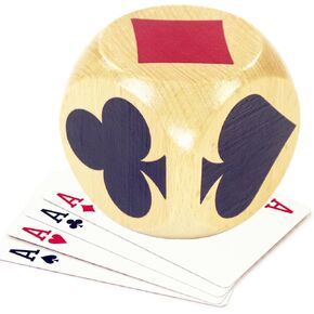علامات Tuchre Trump Cube (2.4 بوصة) Pinochle Bridge Play Cards Whist Cards Trump Marker Dice Euchre Card Deck Trump Marker Dice Dice Gifts for Euchre Pinochle Bridge Actusiass (1 PC)