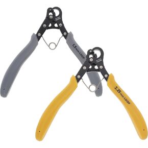 حزمة التحرير والسرد من Beadsmith 1 -Step - Cliers 1.5 مم و 3 مم - سلك حرفي 24-18G - قم على الفور بإنشاء حلقات متسقة للسباحات والأقراط والأسوار والقلائد والمجوهرات في خطوة واحدة