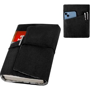 Book Covers for Paperbacks,Reusable Book Protector for Soft Cover Books and Bibles,Book Sleeve for Book Lovers Gifts (Royal Blue, 8.5X x2 Inch)