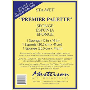 Masterson Sta-Wet Premier Palette Sponge Refill 1 Pack