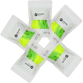 Leshare Professional Yoyo String 20 Pack 1.3 متر - سلاسل استبدال متميزة احترافية ، توازن ، نوم خضراء طويلة ، أصفر