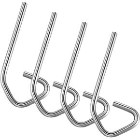 4 Pcs Hitch Pin Clip for Hand Truck Convertible Composite Hand Truck Replacement Lock 3 1/4" Grab Pin Clip