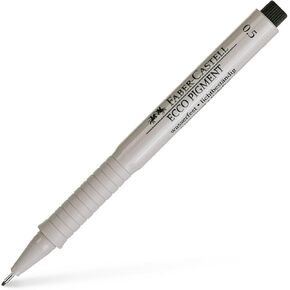 Faber-Castell 166599 0.5 مم قلم الألياف الصباغ ECCO-أسود