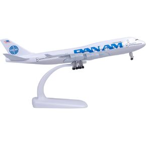 Model Airplane 1:300 Scale American 747 Model Plane Metal Alloy Diecast Model for Gift and Decoration