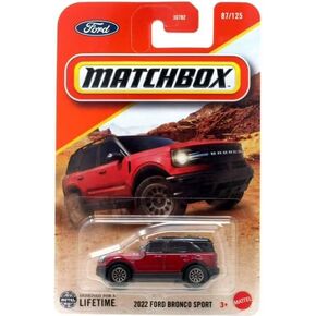 Matchbox 2022 Ford Bronco Sport [Red], 87/125, 1:64 Scale Diecast Car