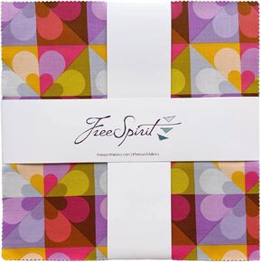 Anna Maria Horner Good Crircle 10 "Fquares 42 10 بوصة مربعات طبقة كعكة Freespirit ، متنوعة ، fb610ah.good