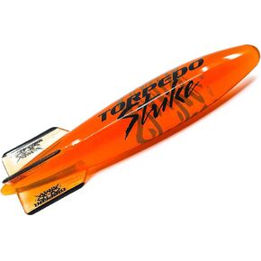DartFin 11.25" Pro Size Ultra Premium Underwater Pool Torpedo Rocket Glides Up to 40 Feet Like Underwater Football for Underwater Passing Games (Translucent Yellow) in Saudi Arabia