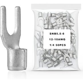 100 قطعة #8 طرف حلقي غير معزول ، 16-14 AWG موصلات الأسلاك النحاسية الحمراء ، مجموعة طرفية موصل تجعيد من النوع O in Kuwait