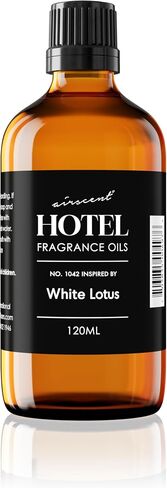 Airscent Hotel Diffuser Oil مستوحى من رائحة فندق Lotus White - زيت العطر الممتاز رقم 1042 للموجات فوق الصوتية وناشرهم بدون ماء وصياغة - 10 مل ، زجاجة زجاجية 0.34 FL مع قطارة in Kuwait