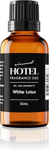 Airscent Hotel Diffuser Oil مستوحى من رائحة فندق Lotus White - زيت العطر الممتاز رقم 1042 للموجات فوق الصوتية وناشرهم بدون ماء وصياغة - 10 مل ، زجاجة زجاجية 0.34 FL مع قطارة in Kuwait