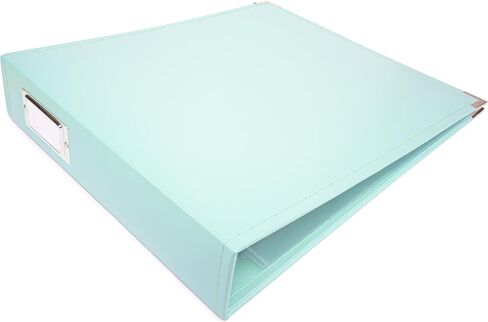 Heidi Swapp 12x12 ألبوم الصور ، حماية الذكريات والصور ، جلد فوكس ناعم ودائم ، ملصق العمود الفقري الزخرفي الأنيق ، حلقات خالية من العقبات ، تشمل 5 صفحات (النعناع) in Kuwait