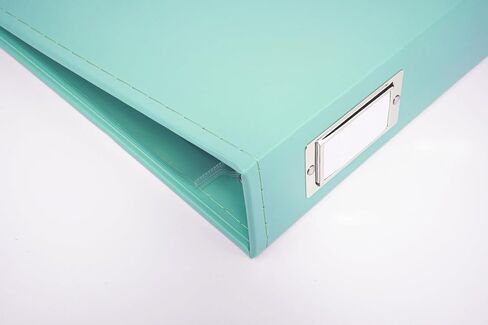 Heidi Swapp 12x12 ألبوم الصور ، حماية الذكريات والصور ، جلد فوكس ناعم ودائم ، ملصق العمود الفقري الزخرفي الأنيق ، حلقات خالية من العقبات ، تشمل 5 صفحات (النعناع) in Kuwait