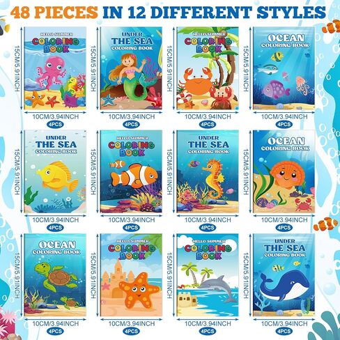 48 Pcs Thanksgiving Mini Coloring Books for Party Favors Bulk Thanksgiving Coloring Books Assorted Mini Coloring Books Small Coloring Books for Birthday Party Classroom Activity in Saudi Arabia