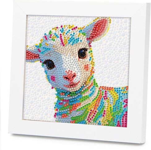 lesaonsy Diamond Art Kit with Frame - 6x6 Inch Pre-Framed Animal Canvas | Gift Set for Teens, Boys, Gilrs, Adults (Beginner-Friendly, 1-3 Hour Craft) | Resin Drills & Tools Included (Cardinals) in Kuwait