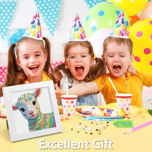 lesaonsy Diamond Art Kit with Frame - 6x6 Inch Pre-Framed Animal Canvas | Gift Set for Teens, Boys, Gilrs, Adults (Beginner-Friendly, 1-3 Hour Craft) | Resin Drills & Tools Included (Cardinals) in Kuwait