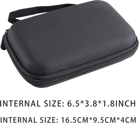 Hard EVA Carrying Case Compatible with RG40XX V /RG CubeXX/ RG Cube/ Powkiddy RGB30 4-Inch Handheld Game Console Case (Black) in Saudi Arabia