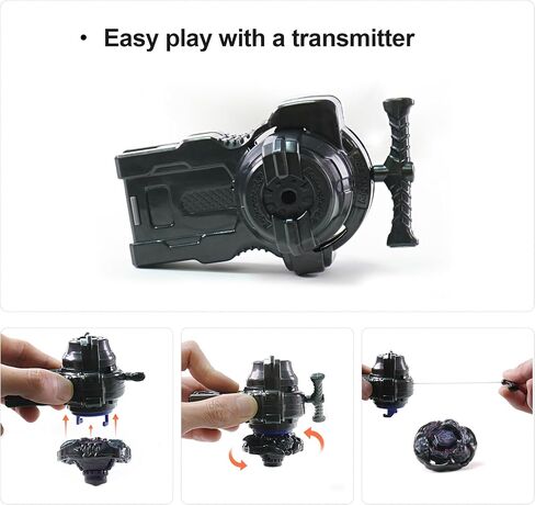 Metal Spinning Top Set-2 Spinning Tops Battle Set with 2 Launchers for Kids & Adults (BB88+BB80) in Saudi Arabia