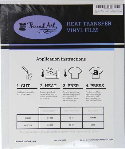 Threadart Navy 10 "x 12" Glitter Transe Transfer Vinyl Sheets | 12 ورقة حزمة حزمة | ألوان بريق | متوافق مع الكريكوت صورة ظلية و Cameo | HTV in Kuwait