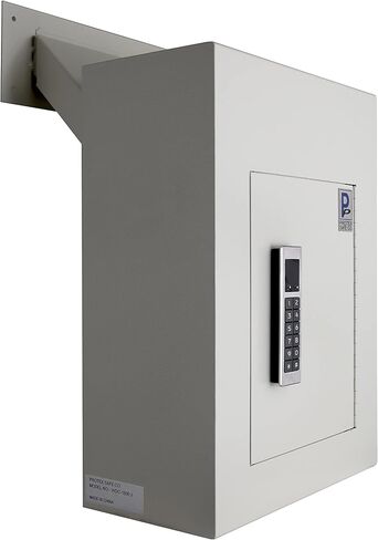 Protex Safe WDC-160E الجدار الأسود/الباب من خلال صندوق إسقاط كبير للخدمة الشاقة ، للمفاتيح ، أجهزة التحكم عن بعد ، النقد ، الشيكات والأظرف ، فتحات التثبيت مسبقًا ، مع شلن قابل للتعديل ، قفل إلكتروني رقمي in Kuwait