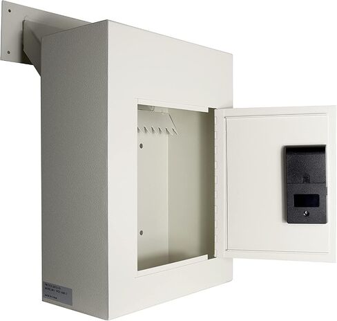 Protex Safe WDC-160E الجدار الأسود/الباب من خلال صندوق إسقاط كبير للخدمة الشاقة ، للمفاتيح ، أجهزة التحكم عن بعد ، النقد ، الشيكات والأظرف ، فتحات التثبيت مسبقًا ، مع شلن قابل للتعديل ، قفل إلكتروني رقمي in Kuwait