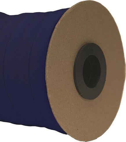 النسيج الوطني للتحيز ، شريط تحيز مزدوج للخياطة ، شريط ربط polycotton - أبيض 1/2 بوصة دب ، التماس ، واسعة إضافية - 50 ياردة in Kuwait