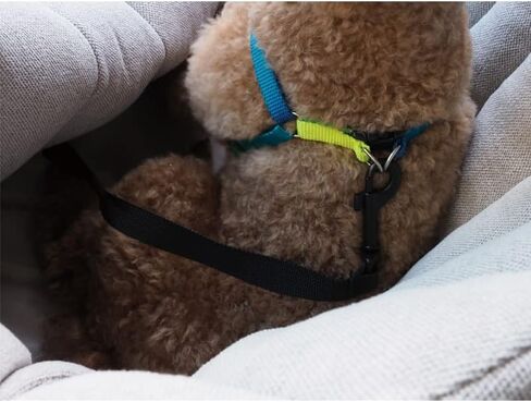 K10 Car-Go Tote - Dual Purpose Pet Tote and Dog Car Seat - Carry Your Dog or cat Safely with Harness Attachment - Attach The Bag to a Car Seat to use as a Pet Carrier (Oatmeal Beige) in Kuwait