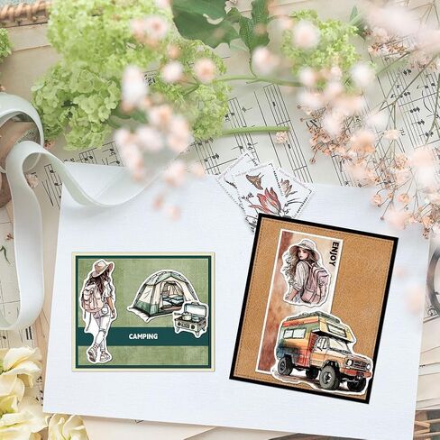 GLOBLELAND Steampunk Lady Clear Stamps for DIY Scrapbooking Gear Lady Silicone Stamp Seals Transparent Stamp for Cards Making Photo Album Journal Decoration 6.3×4.33inch in Saudi Arabia