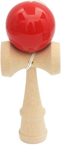 Teen Wooden Outdoor Sports Toy Ball Kendama Ball Pu Paint 18.5 سم سلاسل مهنية لعب الألعاب الرياضية الترفيهية (White) in Kuwait