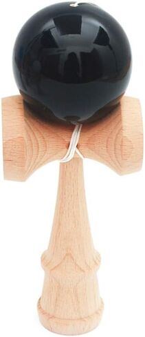 Teen Wooden Outdoor Sports Toy Ball Kendama Ball Pu Paint 18.5 سم سلاسل مهنية لعب الألعاب الرياضية الترفيهية (White) in Kuwait