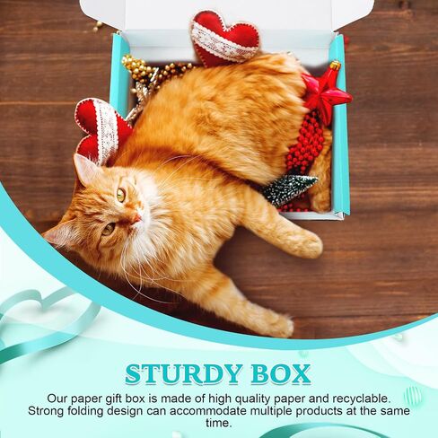 Spakon 50 Packs Shipping Boxes Cardboard Corrugated Mailer Packaging Boxes for Small Business Cute Small Box Cardboard Carton Box Mailers for Packaging Product (Candy Color,6 x 4 x 1.6 Inches) in Kuwait