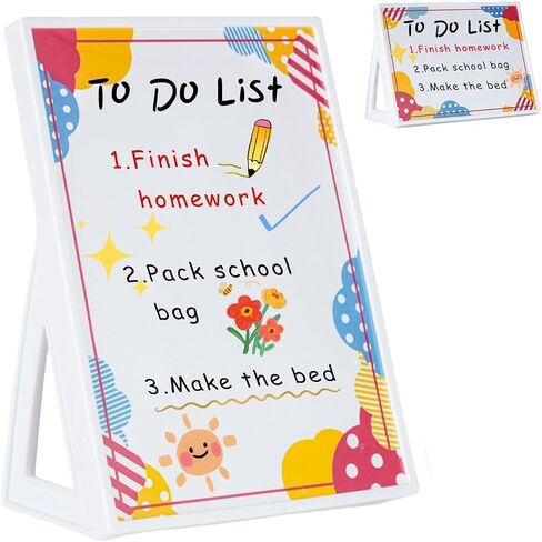 Desktop Dry Erase Board, Small Whiteboard with Stand, A5 Size 8.3 x 5.8 Inches with A Dry Erase Marker in Saudi Arabia