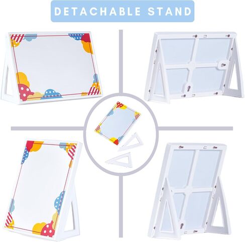 Desktop Dry Erase Board, Small Whiteboard with Stand, A5 Size 8.3 x 5.8 Inches with A Dry Erase Marker in Saudi Arabia