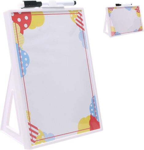 Desktop Dry Erase Board, Small Whiteboard with Stand, A5 Size 8.3 x 5.8 Inches with A Dry Erase Marker in Saudi Arabia