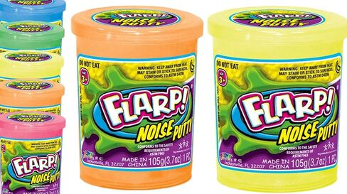 JA-RU Flarp Noise Putty Scented Squishy Sensory Toys, Squishy Stretchy Soft Great Party Favors Fidget Toy for Kids Boys & Girls. (2 Units Assorted) 10041-2p in Kuwait