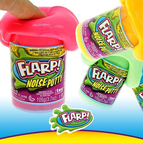 JA-RU Flarp Noise Putty Scented Squishy Sensory Toys, Squishy Stretchy Soft Great Party Favors Fidget Toy for Kids Boys & Girls. (2 Units Assorted) 10041-2p in Kuwait