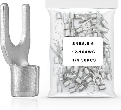 100 قطعة #8 طرف حلقي غير معزول ، 16-14 AWG موصلات الأسلاك النحاسية الحمراء ، مجموعة طرفية موصل تجعيد من النوع O in Kuwait