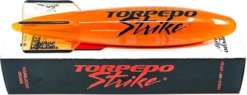 DartFin 11.25" Pro Size Ultra Premium Underwater Pool Torpedo Rocket Glides Up to 40 Feet Like Underwater Football for Underwater Passing Games (Translucent Yellow) in Kuwait