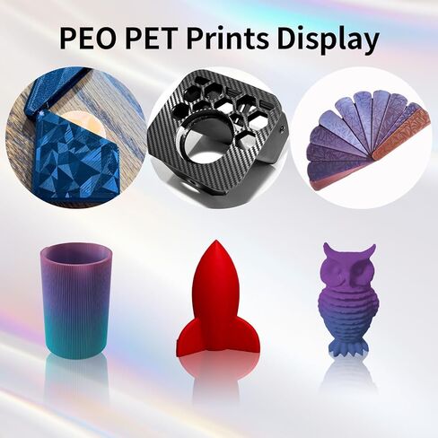 لوحة فولاذية زنبركية PEO PET مزدوجة الجوانب من Ideaformer 310x310 مم، لوحة بناء Diamond PEO+ألياف الكربون PET للمدفعية الجانبية X1 X2 لـ Creality CR-10 CR-10S Anet A8 Plus in Kuwait
