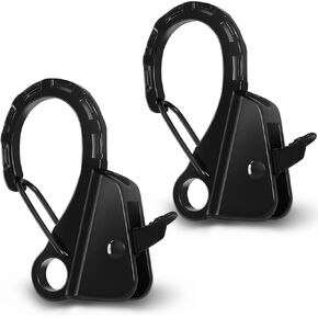 Upgraded Stainless Steel Boat Fender Clips Boat Fender Quick Release Clip Boat Bumper for Docking, Adjustable Boat Round and Square Rail Fender Clips for Boats in Kuwait