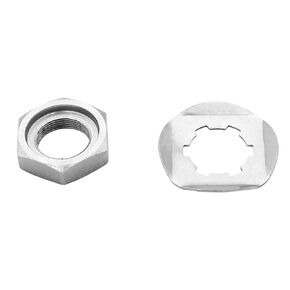 Front Sprocket Holder Lock Nut & Bolt Washer Compatible with Yamaha Warrior 350 YFM350X / Raptor 350 YFM350R / Tri Z 250 YTZ250 / Grizzly 125 YFM125G / Breeze 125 YFA1 Replace#:90179-20255