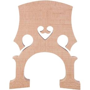 Fitted 4/4 Full Size Cello Maple Bridge Finer Grade Solid Maple Wood Cello Bridge Replacement Cello Parts & Accessory