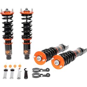 Ksport Coilovers Suspension Kit CAC110-KP | Compatible with 09-14 Acura TL - Kontrol Pro Adjustable Coilovers | Lowers Vehicle & Increases Handling Shock Absorber |