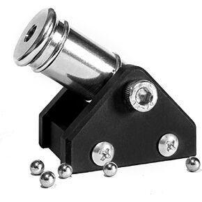 Mini Desktop Cannon Model Set Replica Collectible Desktop Decoration Stainless Steel （Silver）